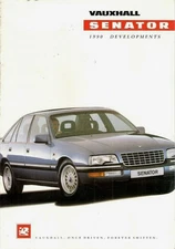 Vauxhall Senator 1990 Model Year Improvements UK Market 16pp Sales Brochure