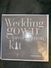 David's Bridal Wedding Gown Preservation Box Kit Dress Storage Retail 189