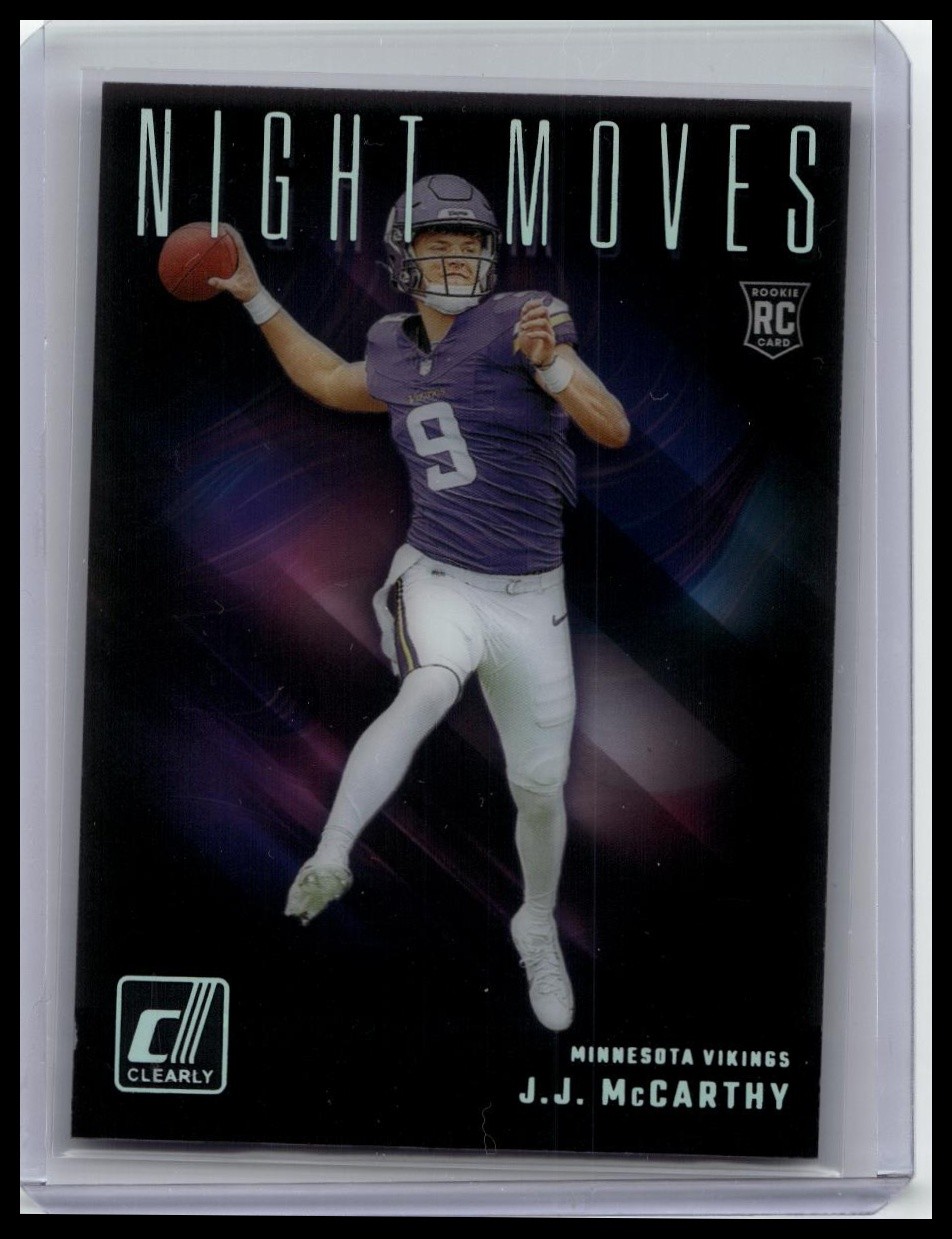 2024 Clearly Donruss #3 J.J. McCarthy Night Moves