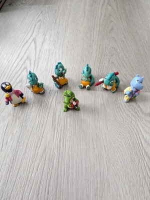 Vintage Kinder Surprise Figures 90s Lot Dapsy Dinos Hippos Crocos Mixed