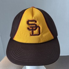 Vintage San Diego Padres MLB Twins Boston,Mass SnapBack Trucker Hat Cap