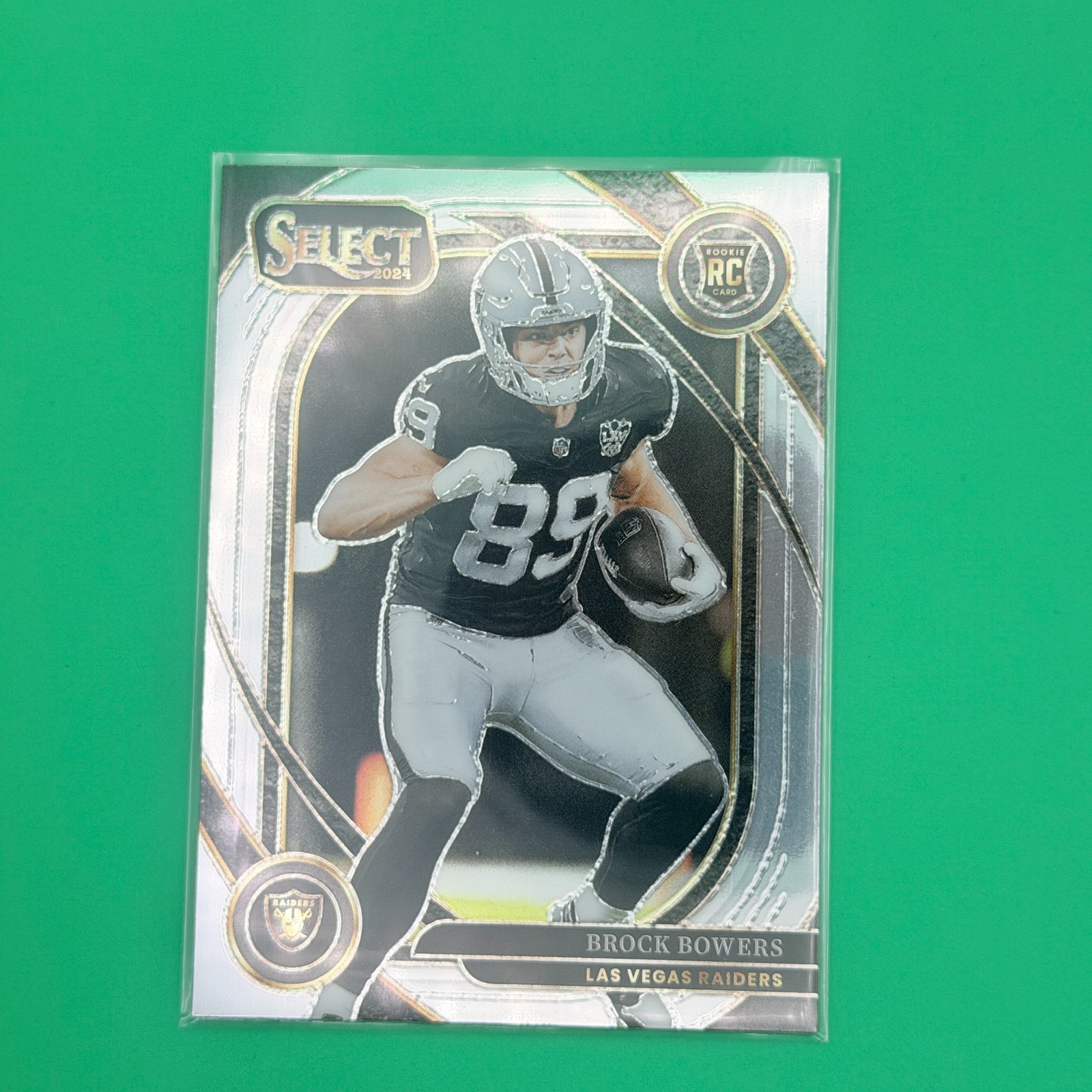 2024 Panini Select - Club Level Brock Bowers #222 Silver Prizm (RC)