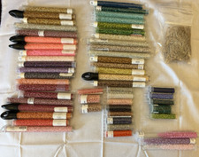 Size 8/0 Glass Seed Beads Multicolor Large Lot plus bonus beads
