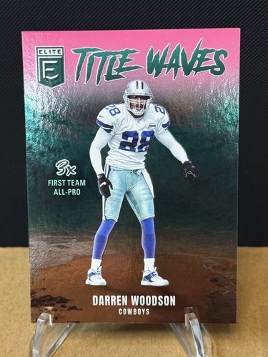2025 DONRUSS ELITE #3 DARREN WOODSON TITLE WAVES PINK PARALLEL COWBOYS ...