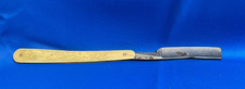 Antique J. Walters & Co. &ldquo;Wednesday&rdquo; Straight Razor &ndash; Bone Handle &ndash; Superlative