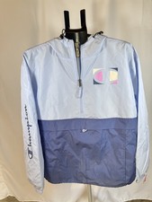 NWOT Champion Packable Windbreaker Pullover Track Jacket Women's Size M Purple