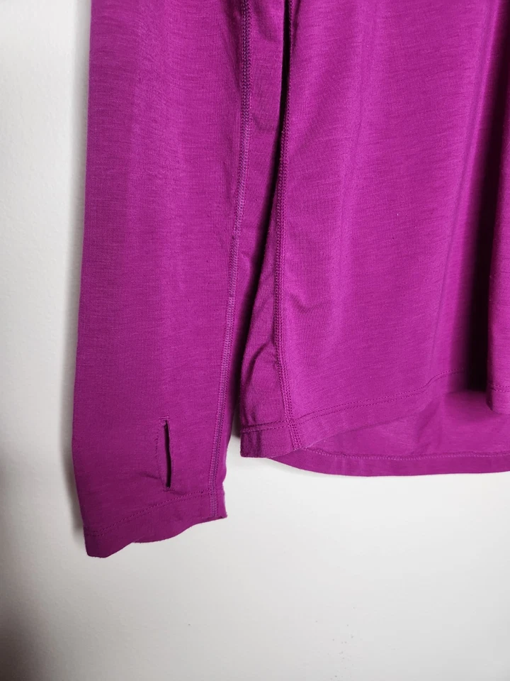 Paradox Merino Blend Base Layer Fuscia Long Sleeve Size Medium - Image 3 of 4