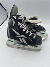 Reebok 2k Fitlite Youth Hockey Skates Size 10 Black