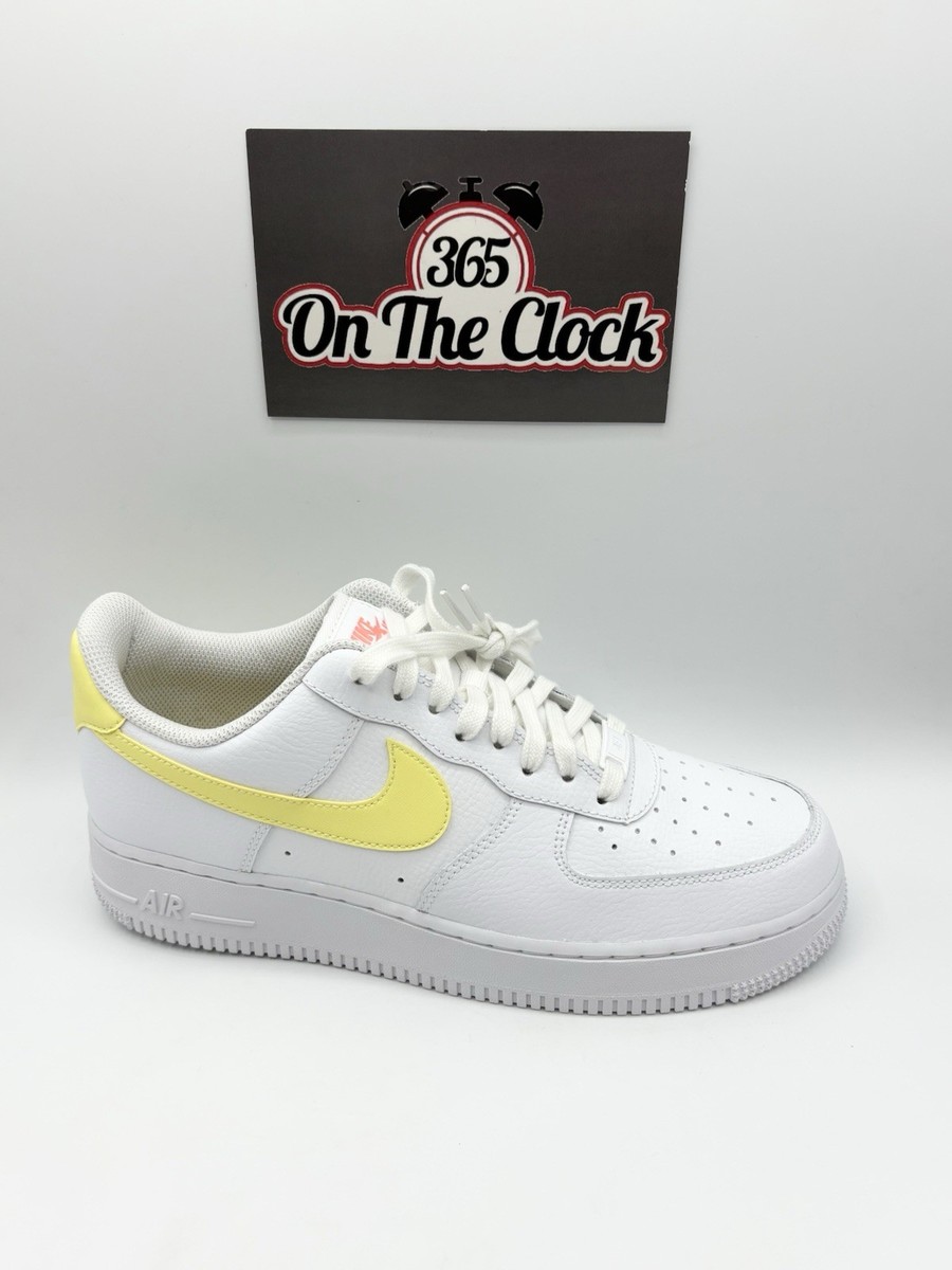 Size 10 Nike Air Force '07 White Light Citron W for sale