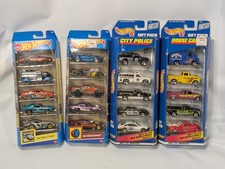 20 Hot Wheels Lot of 4 - 5 Pack Gift Packs Circle, Horsepower, Police, House.