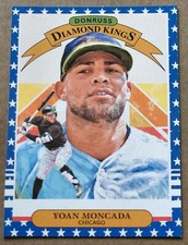 2019 Donruss Independence Day #9 Yoan Moncada Diamond Kings Chicago White Sox