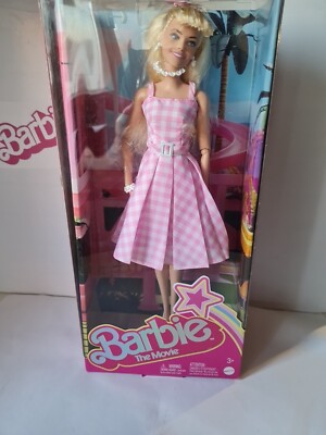 BARBIE MATTEL Barbie the Movie Margot Robbie con abito rosa