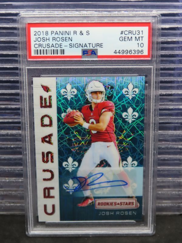 Josh Rosen Panini Rookies & Stars Crusade #CRU31 Signature