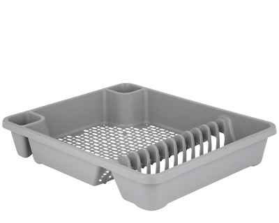 WHAM Kitchen Everyday Large Dish Drainer Cool Grey
