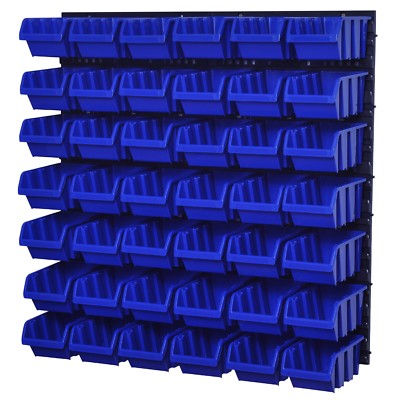 Stapelboxen Wandregal Box Sichtlagerkästen Schüttenregal Lagersystem 42 Big Boxe