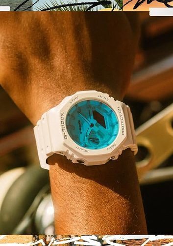 CASIO G-SHOCK GA-2100TL-7AJF BEACH TIME LAPSE Series White
