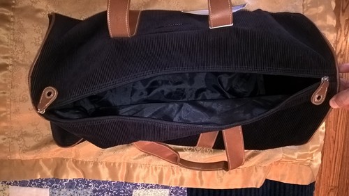 Bolso de Lona Nautica Para Hombres Gimnasio 23x16x11 Azul Pana Cremallera Correa para el Hombro Asas - Imagen 14 de 16