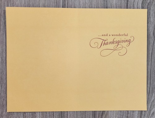 Brand New Hallmark Thanksgiving Card (Many Options To Choose From) Harvest Fall - Picture 14 of 32