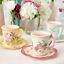 thumbnail 1  - Vintage Floral Paper Cups and Saucers | Afternoon Tea Party Wedding Birthday x12