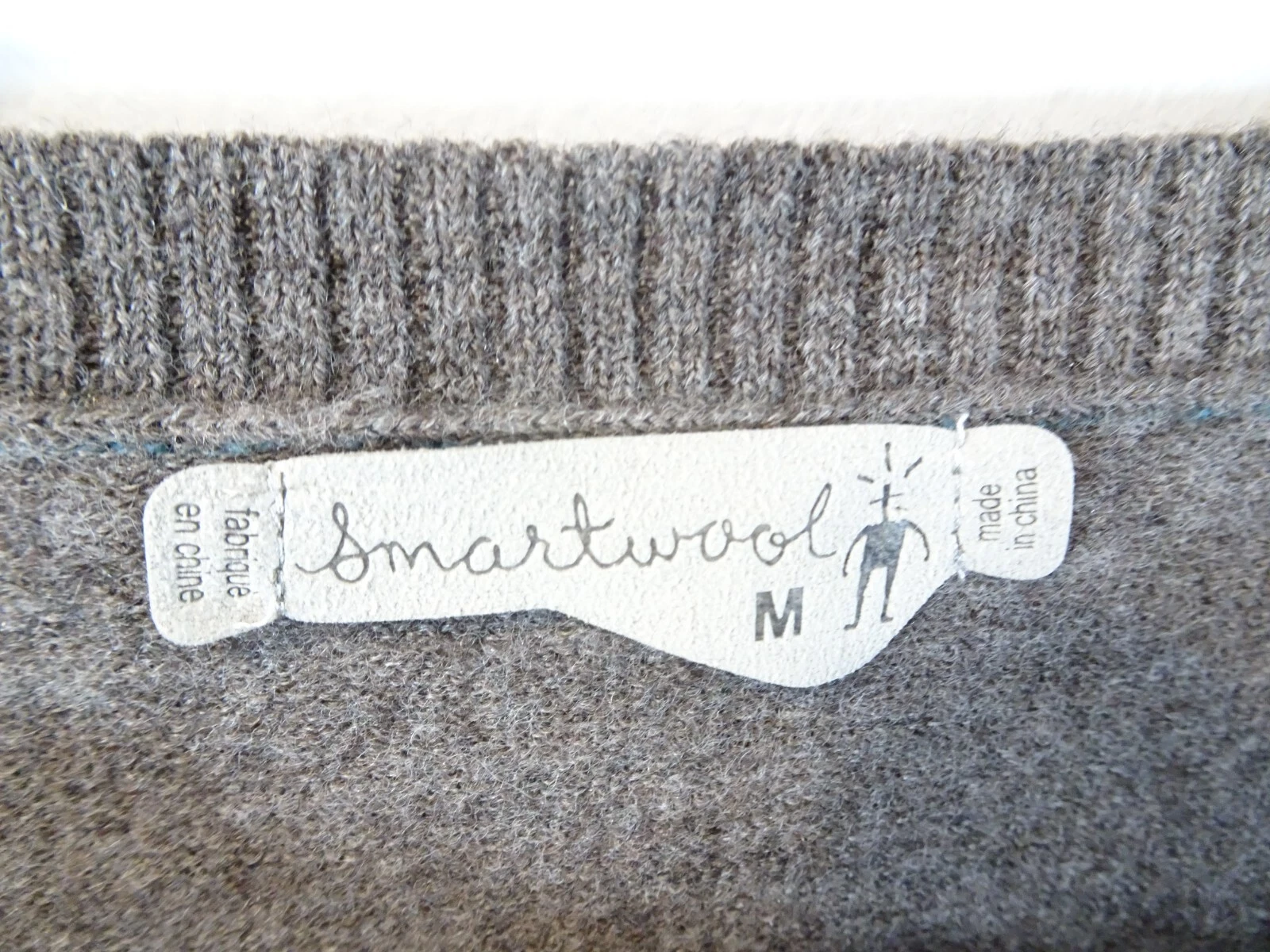 smartwool boat neck turquoise orange stripes sweater