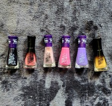 New Nail Polish bundle of 6, Sally Hansen, limited edition Insta-Dri