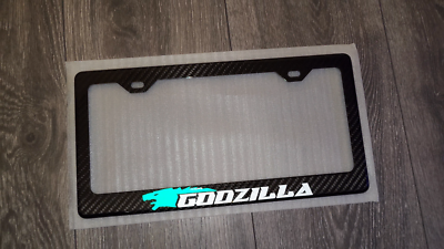 Ford F 150 Blacked Out With Carbon Fiber Inlay Zinc License Plate Frame 2 Hole E - Foto 14