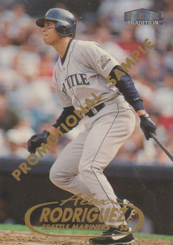 Alex Rodriguez [Promotional Sample] #100 1998 Fleer card