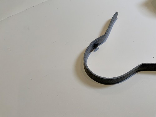 Pasek do lornetek stary Hensoldt Zeiss Jena strap for old binoculars -szary - Zdjęcie 8 z 8