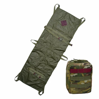 DERBY Folding Rescue Stretcher Lightweight Tactical Emergency Litter Heavy Duty - Photo 1/4