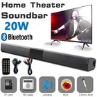 Bluetooth Sound Bar Wired Wireless Bass Subwoofer Home Theater Tv Speaker Remote