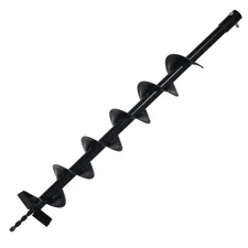 4-Inch Diameter Earth Auger/Drill Bit for Hand-Held Post-Hole Digger (4" Dia)