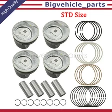 Engine Piston & Pin & Snap Ring Kit Fits 2010-19 Hyundai Sonata Kia Optima 2.4L