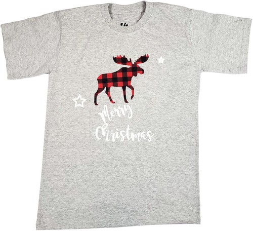 Christmas Xmas T-shirts Girl Boy Family Holidays Santa Navidad Claus Cotton New - Picture 15 of 92