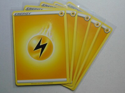 Lightning Energy x5 Sword & Shield 2020 (Pack Fresh)