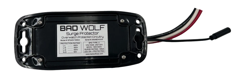 Protector contra sobretensiones para toda la casa con pantalla remota SP240V185KA Foto 2 de 4