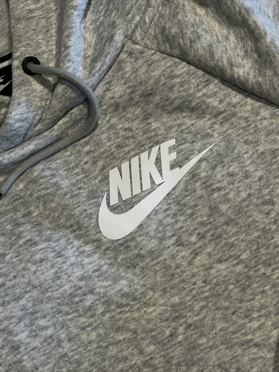 VINTAGE 90'S NIKE HOODIE SWEATSHIRT Size Medium Black Label