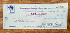 1978 Pittsburgh Pirates: Payroll Check: Jimmy Herron - Scout