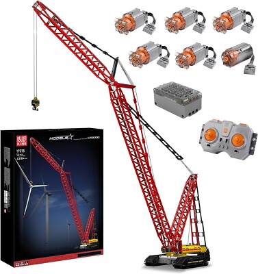 Mould King 17015 Crawler Crane Building Block Remote Control Motor Kit Toy NEW