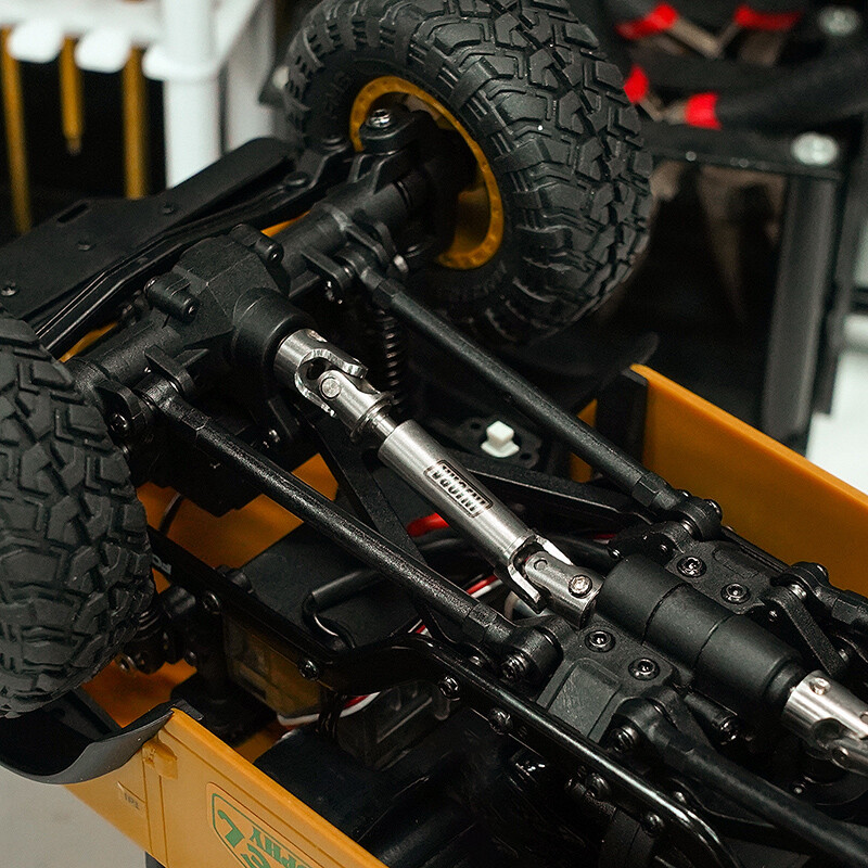 INJORA Stainless Steel Drive Shafts for 1/24 RC Crawler FMS