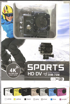 Sport Action Wasserdichte Kamera DV HD Wi-Fi 1080P 4K Cam mit Zubehör ��
