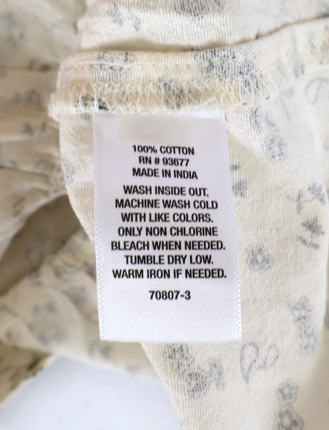 a.n.a. A New Approach Cropped Blouse Shirt Womens Size XXL Ivory Paisley V-Neck