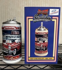 Budweiser Classic Car Series 1957 Chevrolet Bel Air  Beer Stein COA CS304- NEW