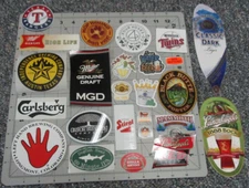 25 BEER STICKER PACK LOT decal craft beer brewing brewery tap handle B2