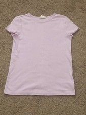 Gap Kids Girls 100 Cotton Light Purple Short Sleeves Top Size XXL 14-16