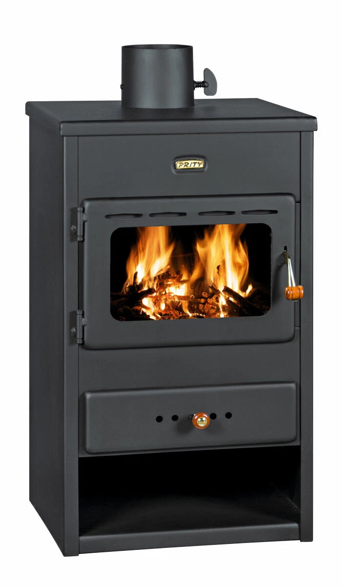 Poêle à bois bouilleur Prity S3 W21, 16.4kW – Meilleur prix & livraison gratuite