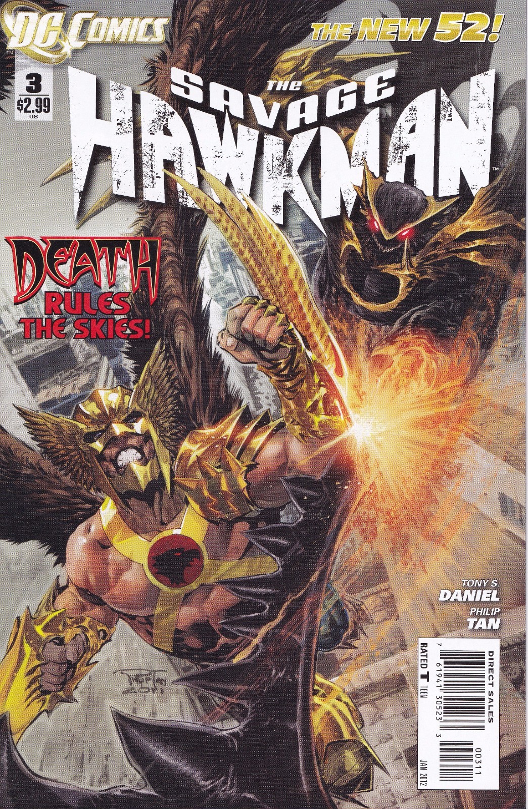 SAVAGE HAWKMAN #3 - New 52 - Back Issue