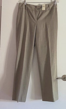 NWT Ann Taylor Women's Margo Light Brown Lined Pants Size 8 Was 128