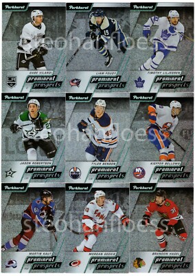 2020-21 Parkhurst Prominent Prospects Insert You Pick the Card Finish Your Set