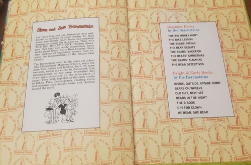 1975 The Bear Detectives By Stan and Jan Berenstain Hardcover Book EXCELLENT - Picture 8 of 8