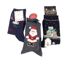 Christmas Holliday Women's Crew Socks shoe size 4-10